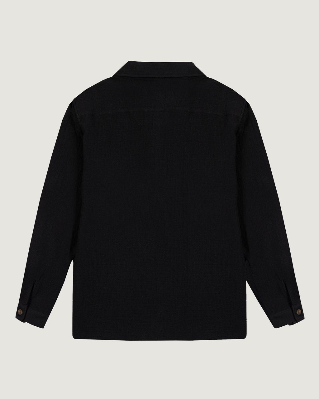 Monge-overshirt i bomuldsgaze