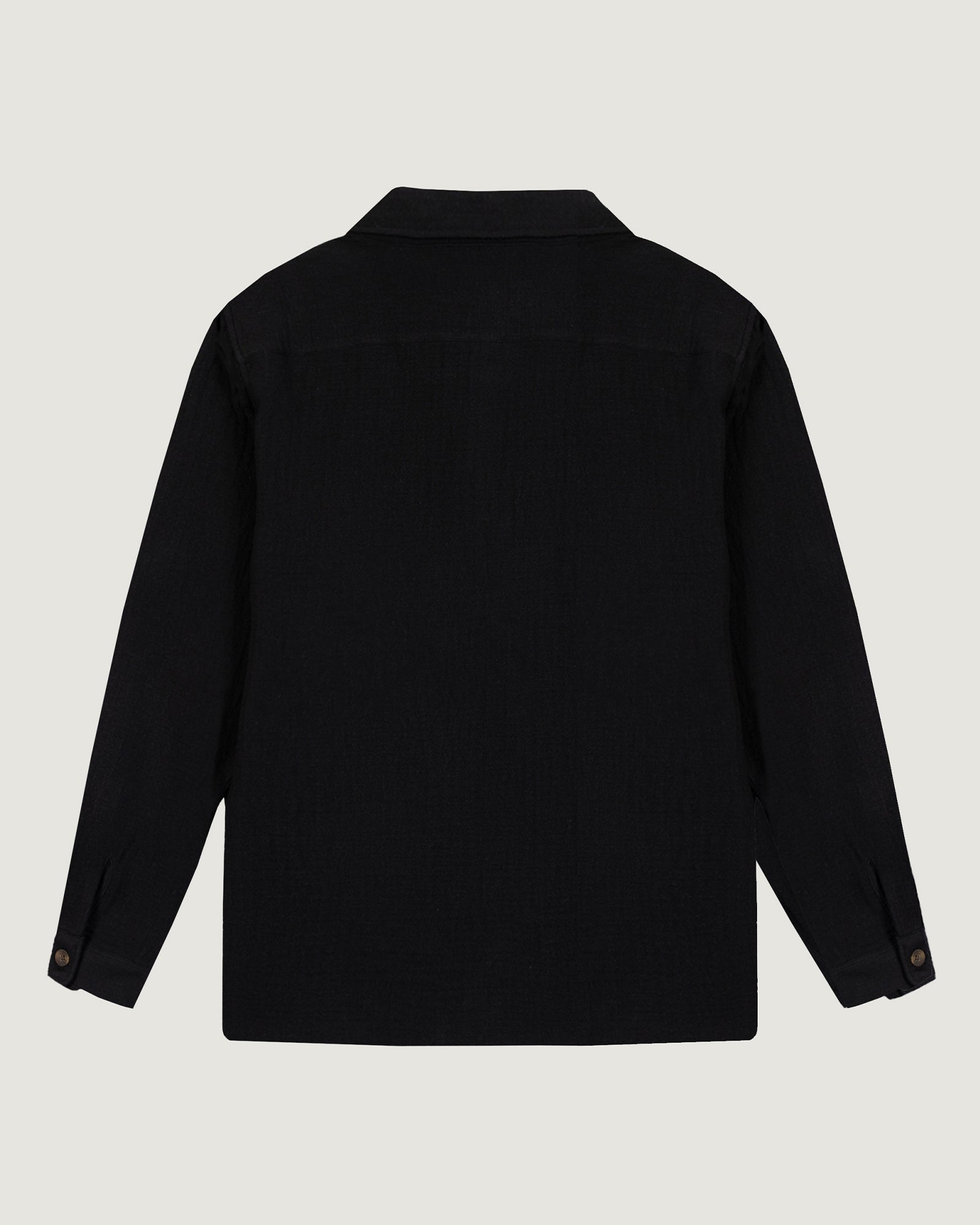 Monge-overshirt i bomuldsgaze