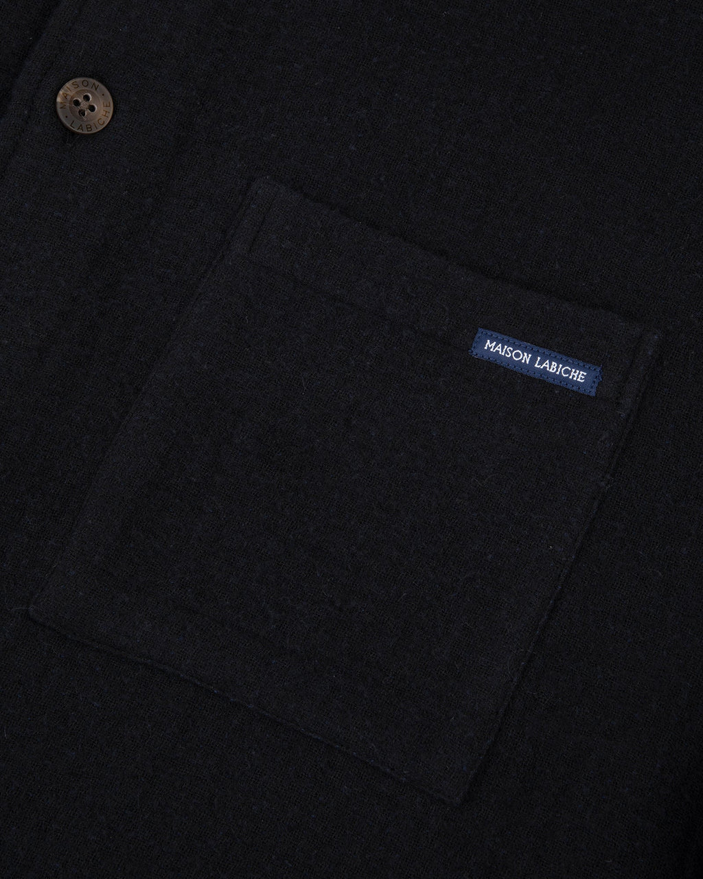 Monge-overshirt i bomuldsgaze